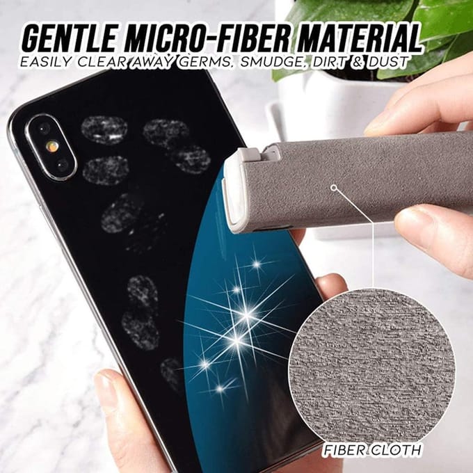 Touchscreen Mist Cleaner Screen Cleaner Laptop Screen Cleaner 3 in 1 Multifunctional Cleaner for roze