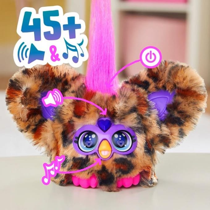 Furby Furblets Chee Chee - Speelfiguur - Knuffel met geluid