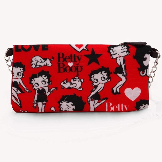 Karactermania - Betty Boop Portemonnee/Schoudertasje - rood - (bxhxd) ca. 20 cm x 9 cm x 3 cm