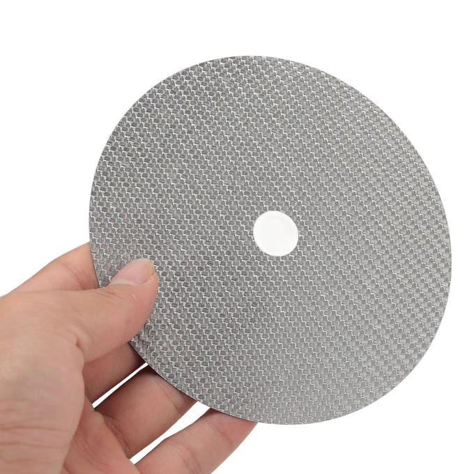 CD Tuning Pad HIFI CD Tuning Mat Lage Vervormingsgraad Koolstofvezel CD Pad voor CD Speler Zilver zilver