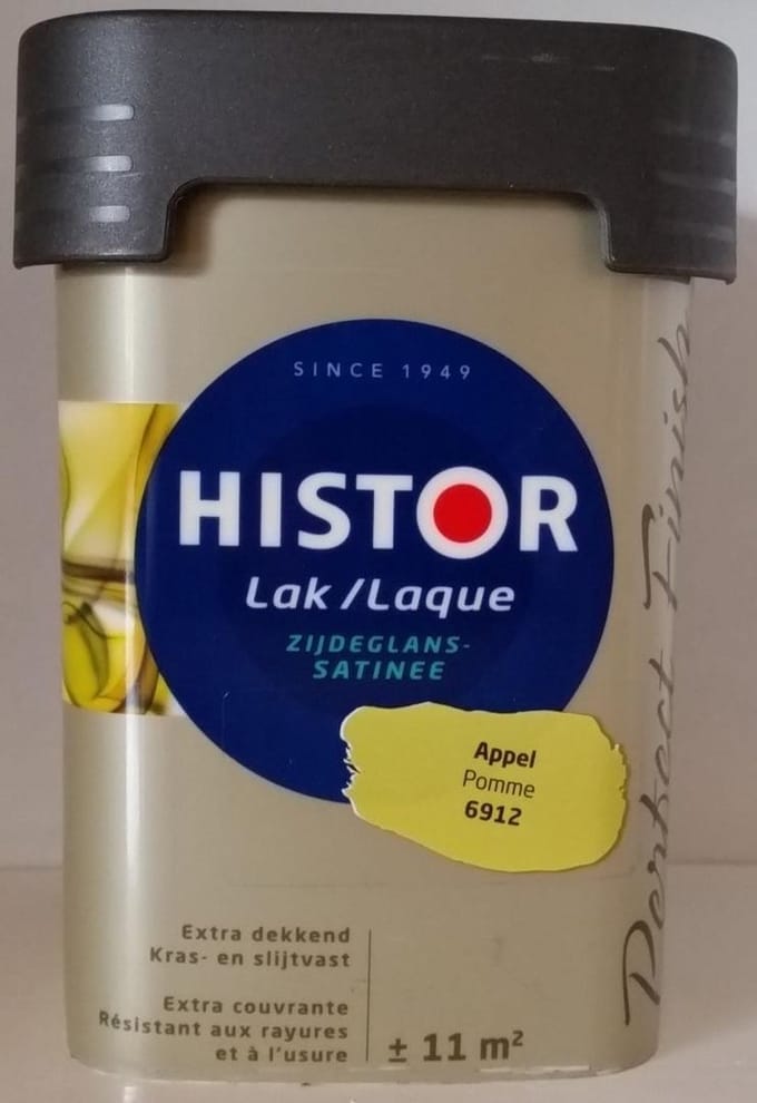 Histor Perfect Finish Lak Zijdeglans 0,75 liter - Appel