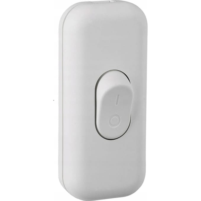 Duwi KLIK Serie - Schakelaar - 1-Pins - Wit - 2,5A 250V