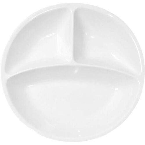 (12 stuks) THERMO FUTURE BOX Porseleinen bord - Rond - 3-delig - Wit