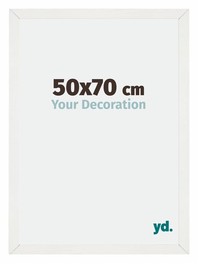 Your Decoration - Fotolijst 50x70 cm - MDF - Wit Geveegd - Mura
