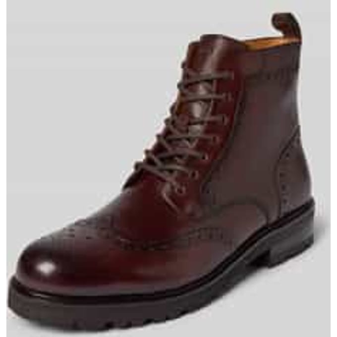 Boots van leer met ritssluiting, model 'Spencer'