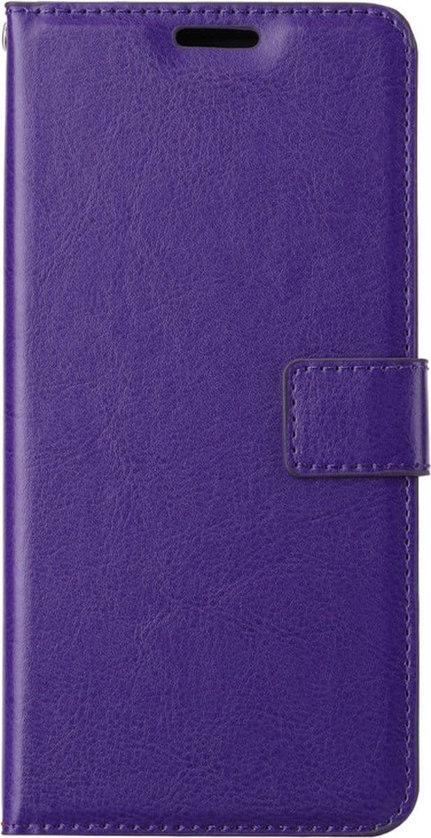 iPhone 13 Pro Max Telefoonhoesje - Bookcase - Ruimte voor 3 pasjes - Kunstleer - SAFRANT1 - Paars
