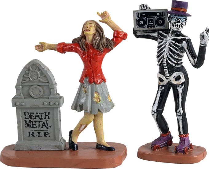 Lemax - Undead Groove, Set Of 2 - Kersthuisjes & Kerstdorpen