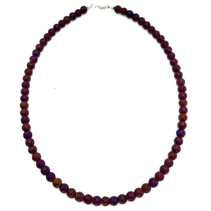 Behave® ketting Dames - Heren met Matte Hematiet kralen