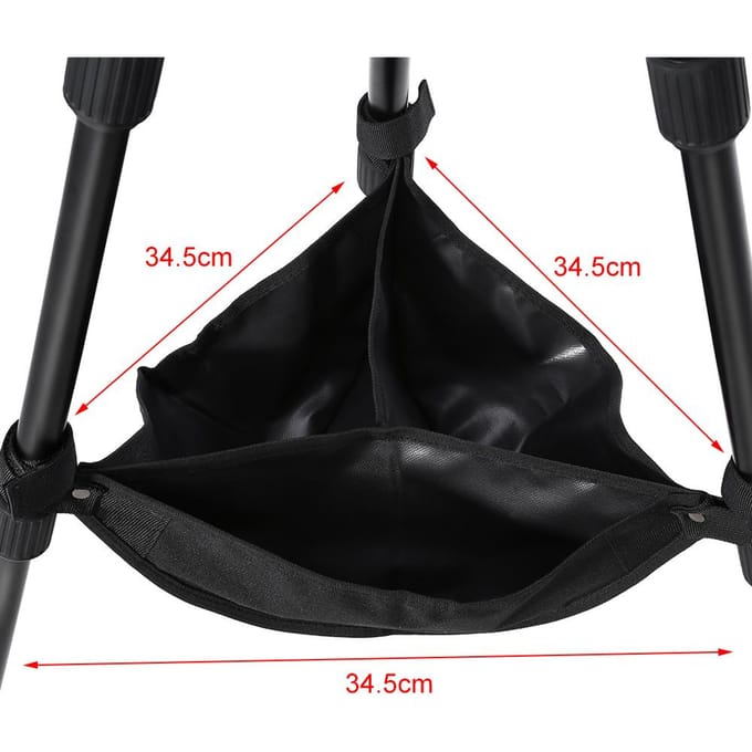 Zware Duurzame Zwarte Statief Stabilisator Steen Zak Fotografie Tackle Accessoire black