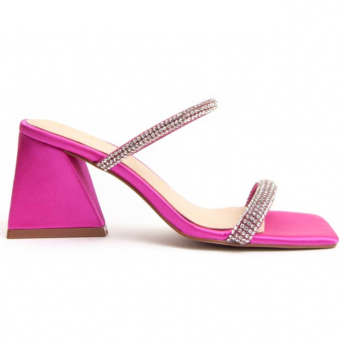 Montevita Heel Sandal Sanndarey2 in Fuchsia