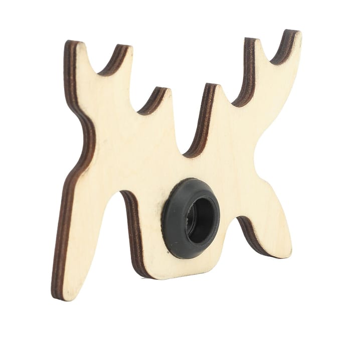 Biljartkeu Stok Brug Draagbaar Hout Slip-on Elandenkop Biljartkeu Brugkop voor Pooltafel Poolspel beige