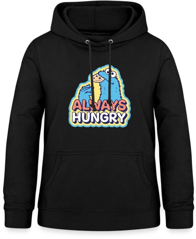 Sesamstraat Koekiemonster Altijd Hongerig Hoodie Dames