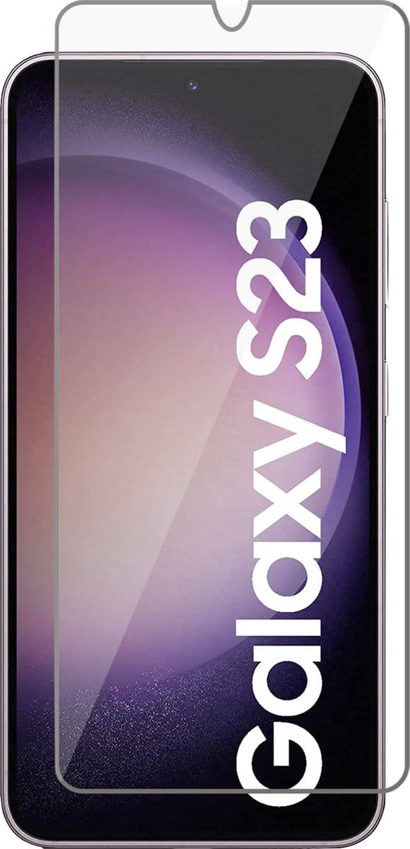 Screenprotector geschikt voor Samsung Galaxy S23 - Gehard Glas Beschermglas Tempered Glass Screen Protector