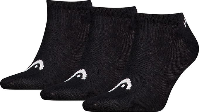 HEAD unisex 3P sneakersokken elements zwart
