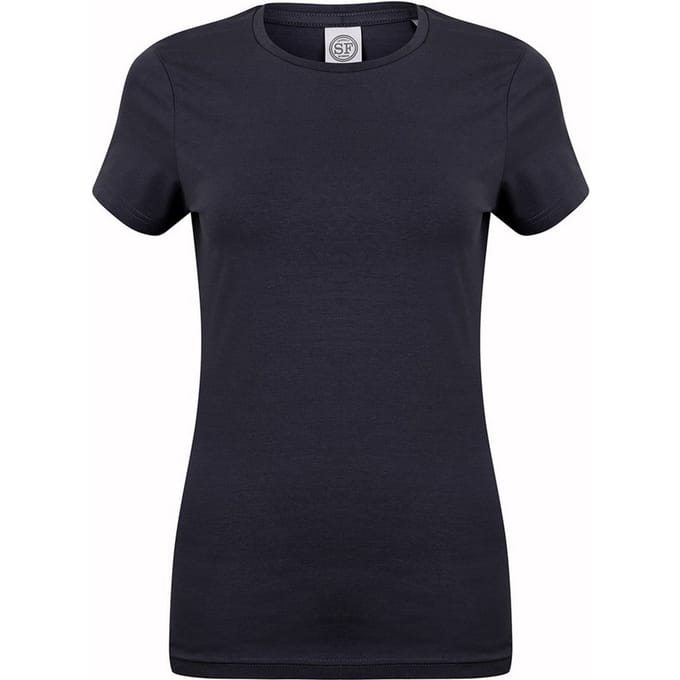 SF Women Dames/Dames Stretch T-shirt (Marine)