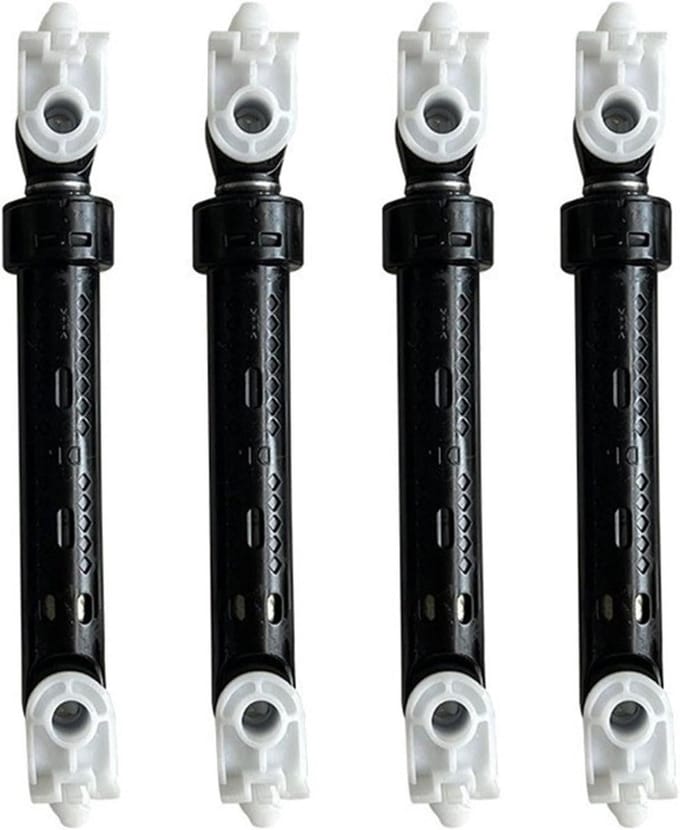 Wasmachine Dempers - Schokdempers Set - Stiller Gebruik - Verbeterde Stabiliteit - 4 Stuks - Zwart