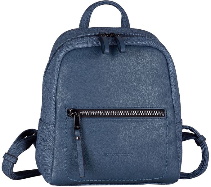 TOM TAILOR vrije tijd rugzak rugzak Tamara Backpack Mixed Denim Blue blauw