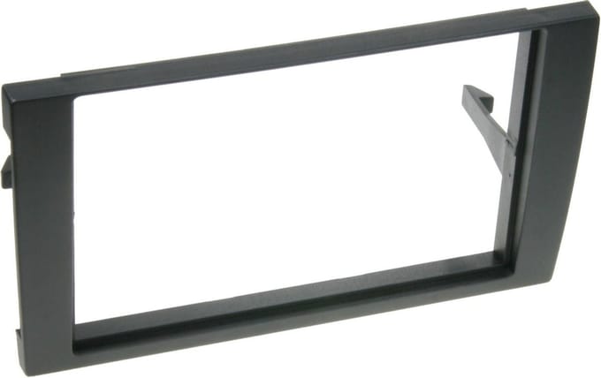2-DIN Paneel geschikt voor Audi A4 B6 / B7 (8E) - Seat Exeo (3R) - Kleur : Zwart
