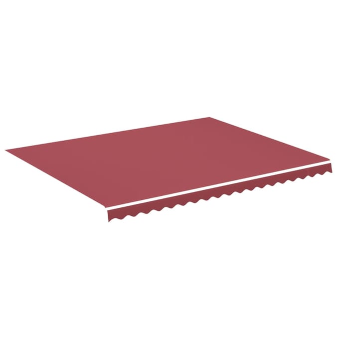 vidaXL - Vervangingsdoek - voor - luifel - 450x350 - cm - polyester - bordeauxrood