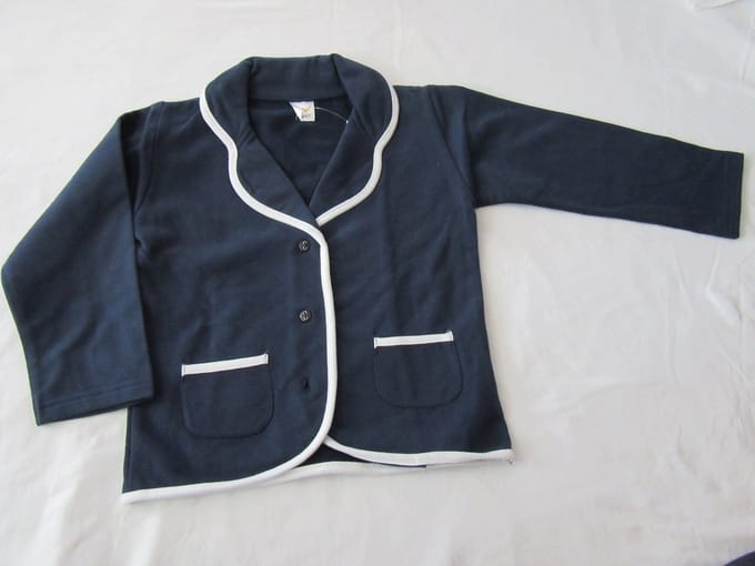 dirkje , meisje, gilet , marine , 104 - 4 jaar