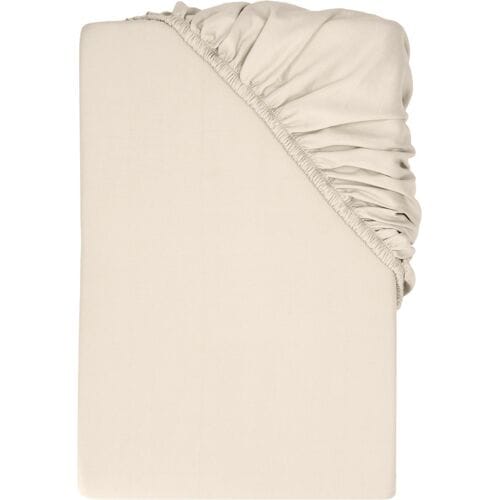 LIVARNO Satijnen hoeslaken 90-100 x 200 cm (Beige)