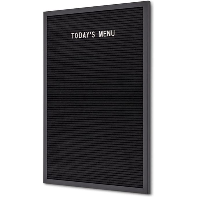 Letterbord IEZZY 40x60cm zwart hout