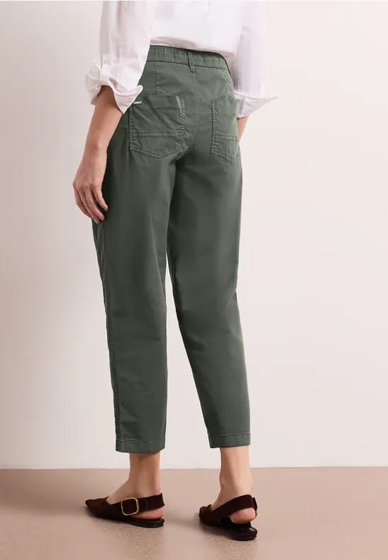 Barrel Leg broek van Twill
