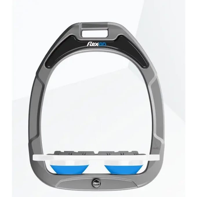 Platte Grip Hielijzers Aluminium/Wit/Blauw Flex-On Green Composite