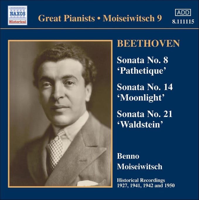 Benno Moiseiwitsch - Moiseiwitsch Edition Volume 9 (CD)