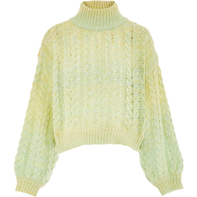 Mymo Jumper Dames LIME MUNT