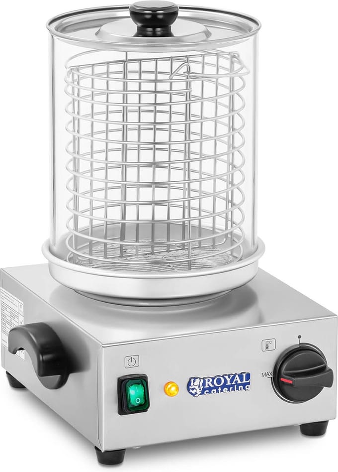 Royal Catering Hotdogmaker 800 W tot 40 hotdogs 10010160