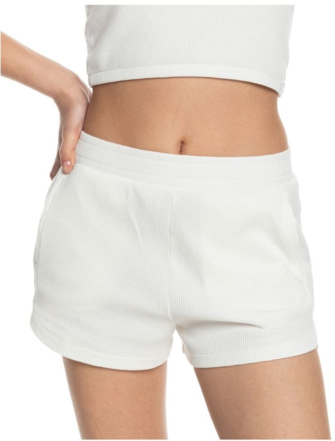 Roxy Contrast Focus Korte Broek Wit XS Vrouw