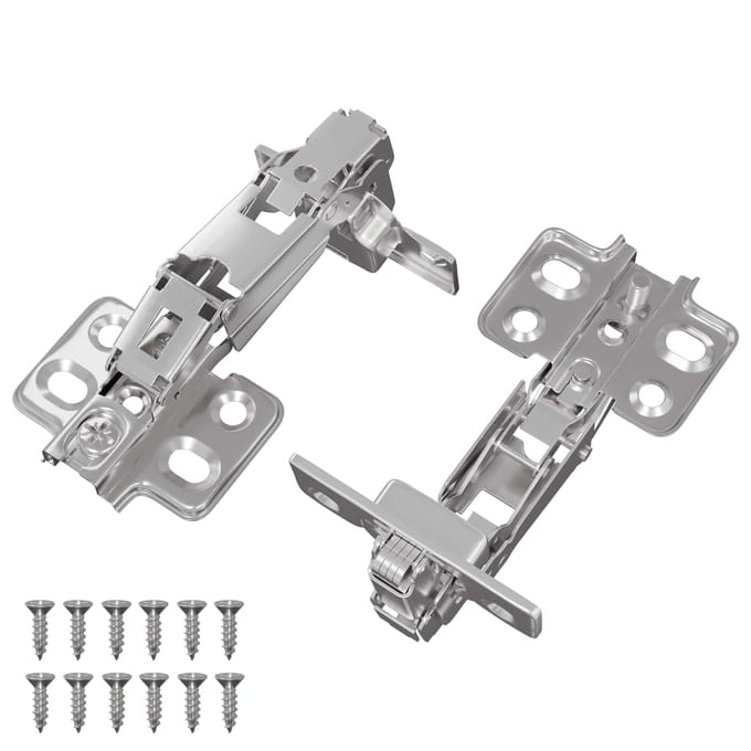 vidaXL Scharnier 2 pcs Nikkel 139 x 64,1 x 10 mm IJzer