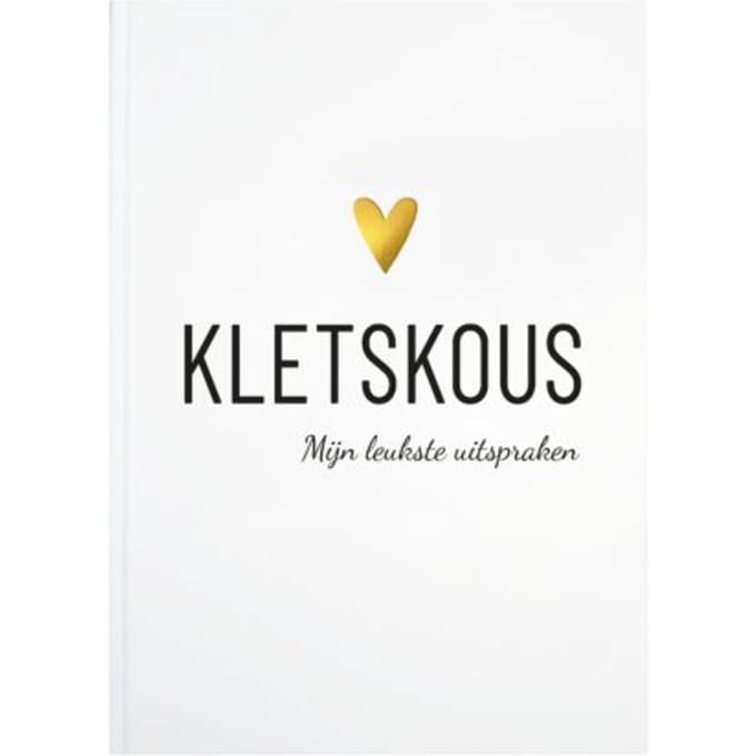 Kletskous Uitsprakenboekje - Invulboek voor Leukste uitspraken van je kind - Cadeau tip