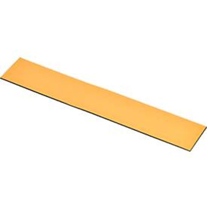Magnetische magazijnkaartjes, geel, 70 x 200 mm