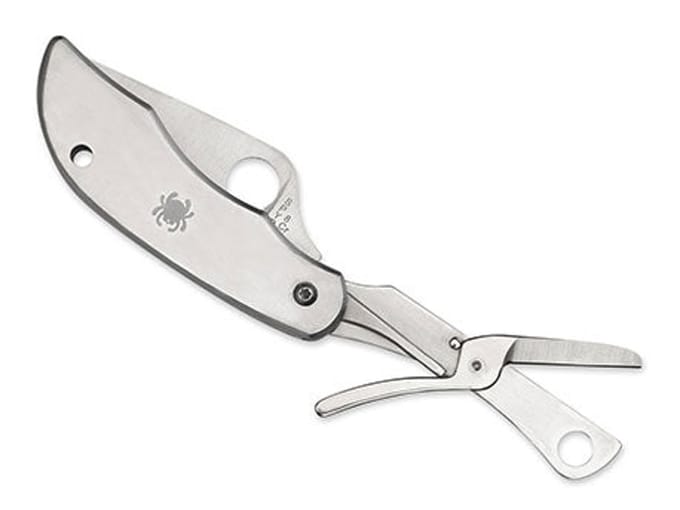 Spyderco zakmes Clipitool w/scissors SS PE met schaar - RVS