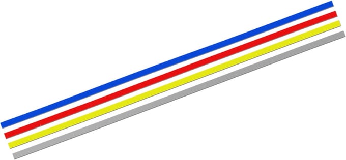 Magneetlijnen rood