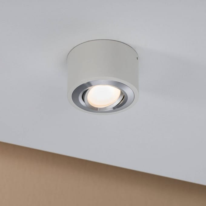 LED-plafondlamp 3-Step-Dim Argun 3000K 280lm 230V 4,8W dimbaar Wit, Alu geborsteld