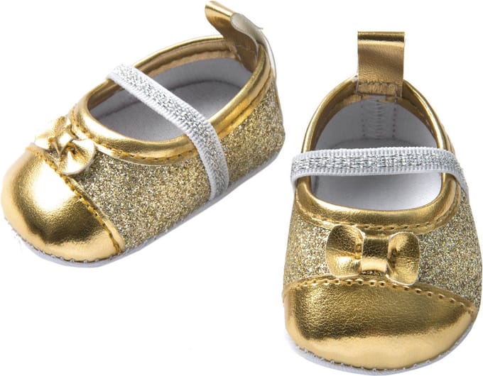 Heless Doll Ballerinas Glitter - Gold 30-34 cm