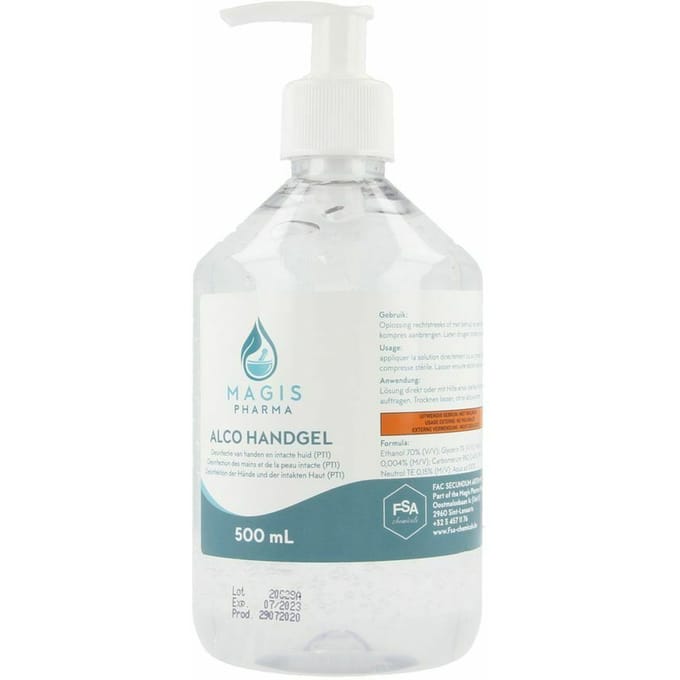 Alco Handgel 500ml Magis Ph