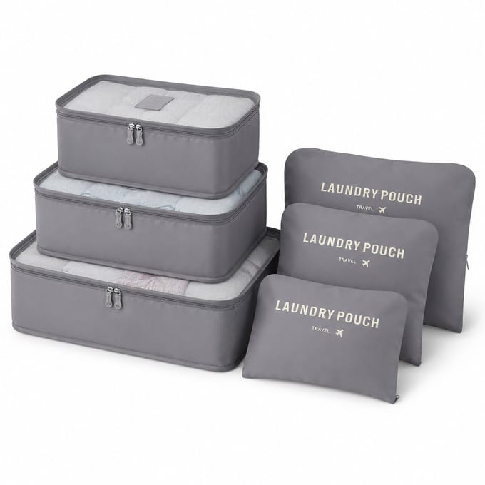 Consumerce® 6-Delige Set Koffer Organizer Packing Cubes - Reis Bagage - Travel Backpack - Reis