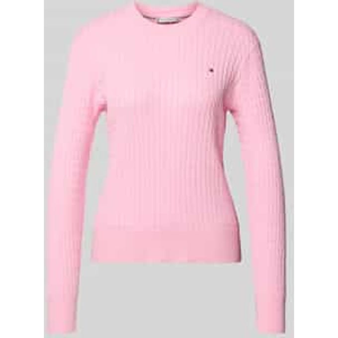Slim fit pullover van puur katoen