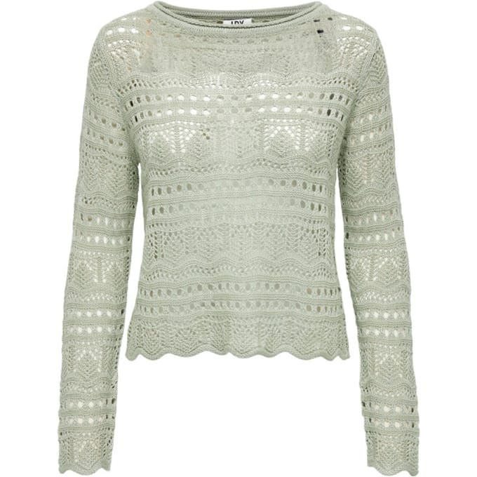 Jacqueline de Yong sun lay l/s boatneck pullov. knt 15287384 desert sage