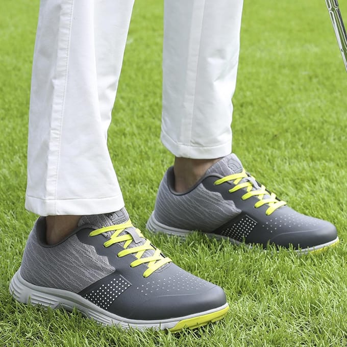 Heren Golfschoenen Maat 8.5-11 Ademend Mesh Antislip Rubberen Zool Waterdicht Professioneel Spikes 9 wit