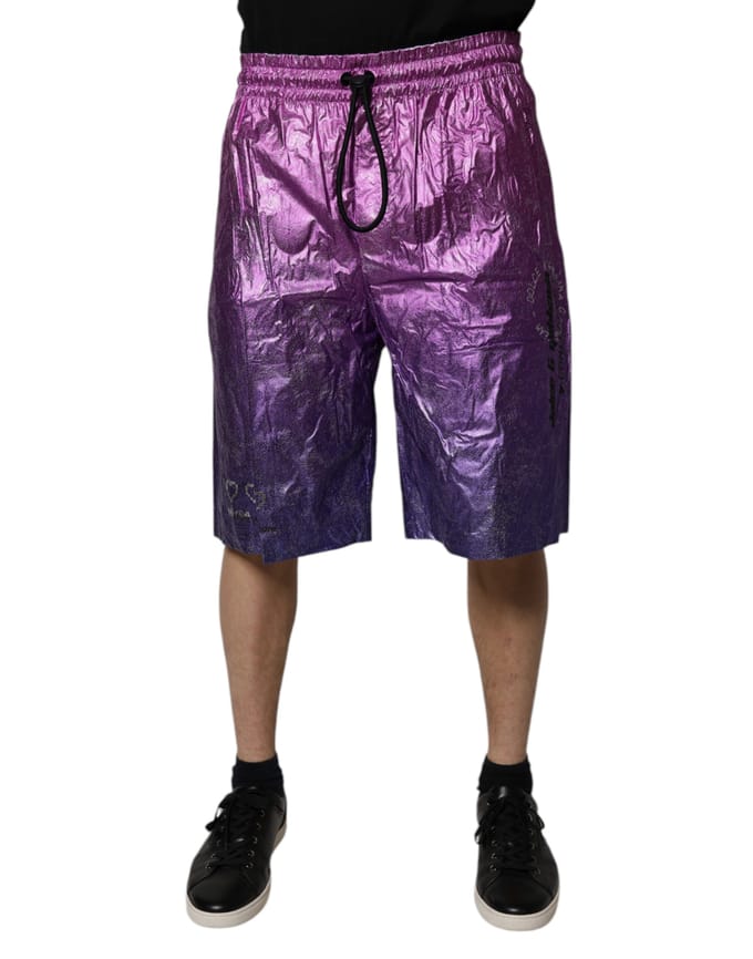 Metallische Ombre Shorts