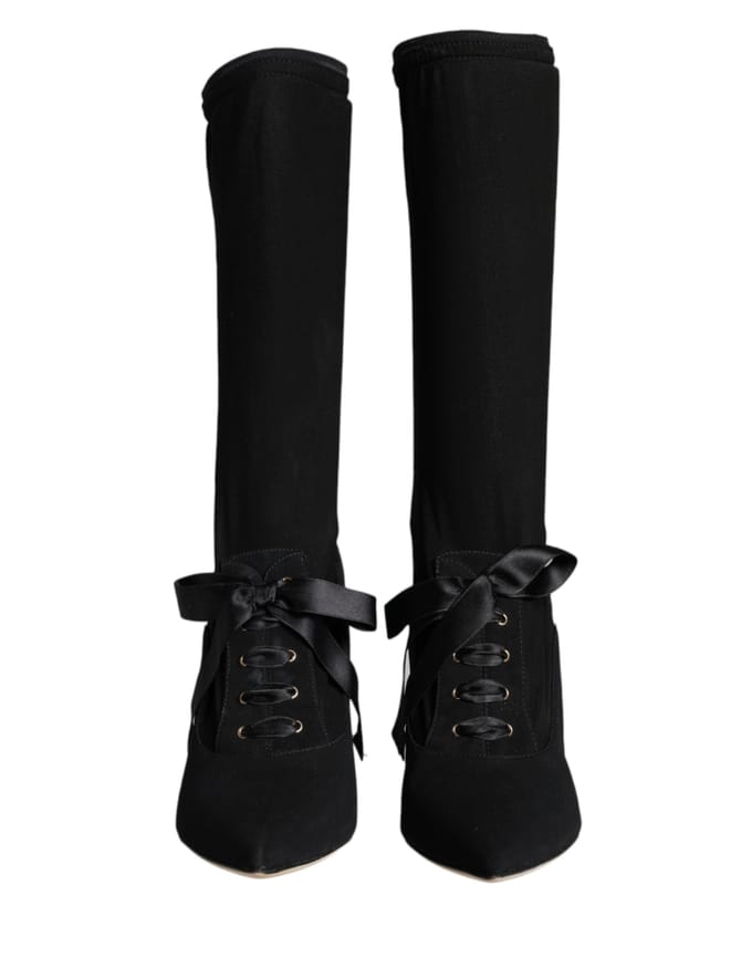 Hoge Hakken Veterschoenen