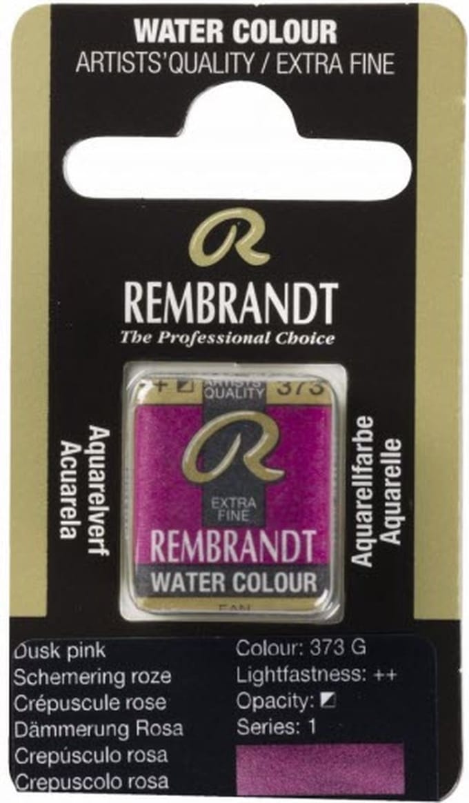 Rembrandt water colour napje Dusk Pink (373)