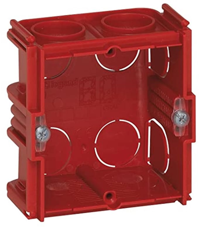 Batibox box voor beton blok wanden - 1 gat - diepte 40 mm