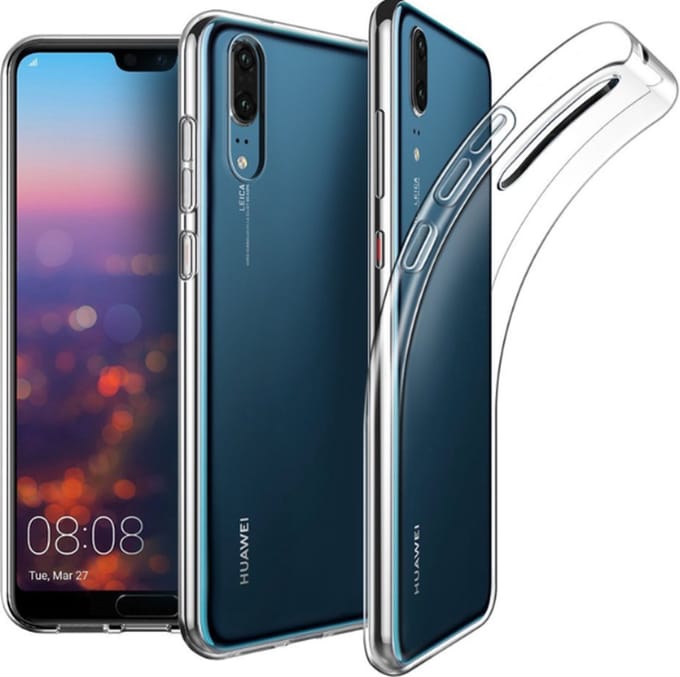DrPhone - TP1 - TPU Hoesje - Transparant - Geschikt voor de Huawei p20