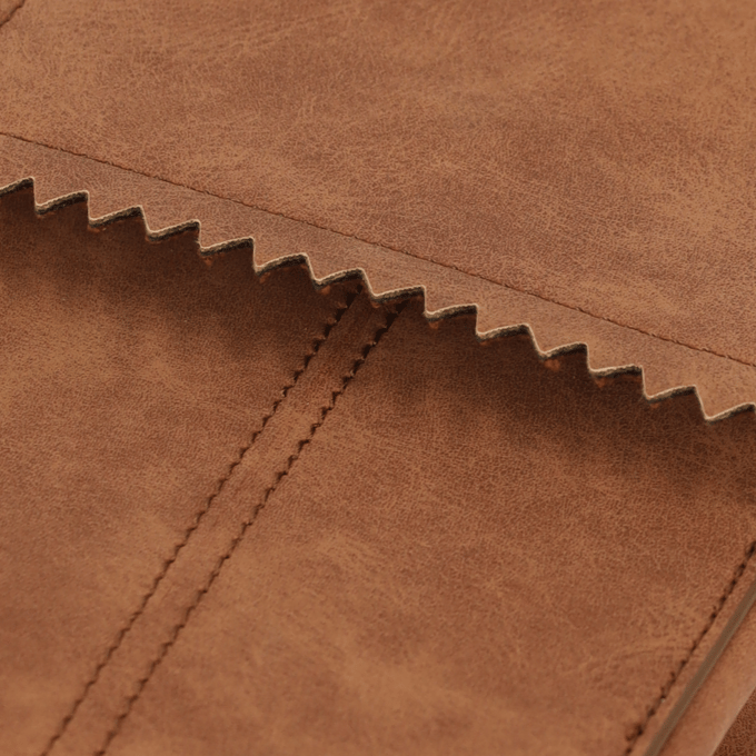 Telefoontasje dames crossbody - PU Leer - Camel